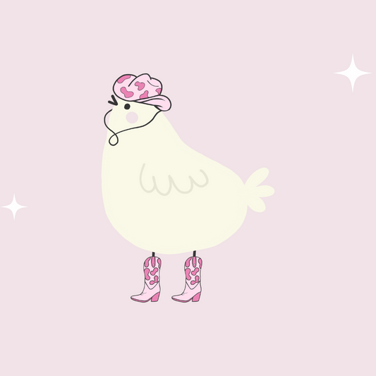 Cowgirl Chick Sticker