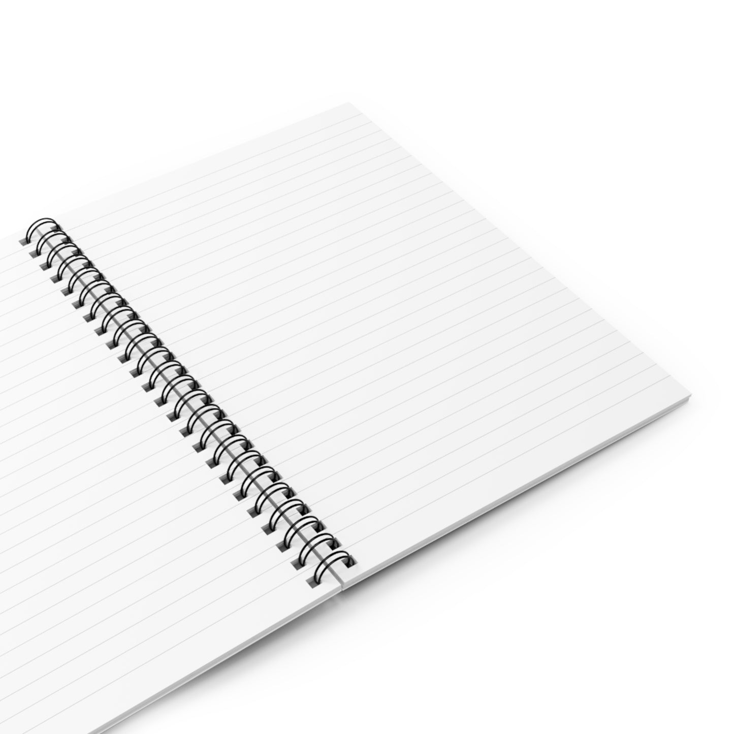 Pixel Five-Point Stars Spiral Notebook - Ruled Line